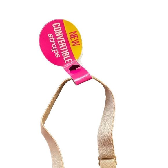 MaidenForm NEW size 36 B Tan Tshirt bra full coverage cover table straps - Picture 5 of 6